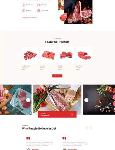 A website design for a sushi restaurant.